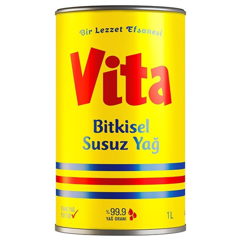 Vita Bitkisel Susuz Margarin 1 Lt - 1 kg Tereyağ ve Margarin Fiyatı