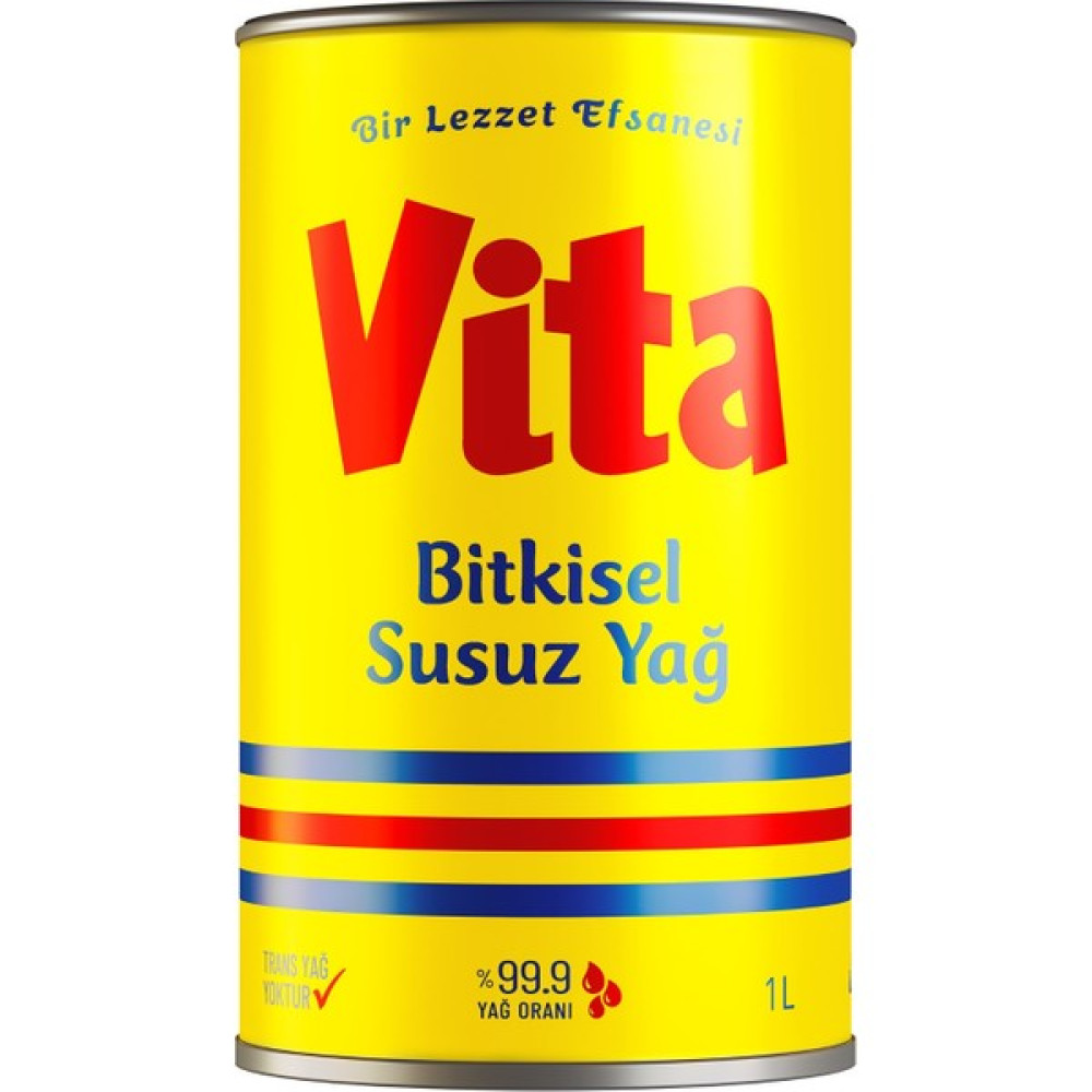 vita Bitkisel Susuz Vita Yağ 1 Lt - 1 kg Tereyağ ve Margarin Fiyatı