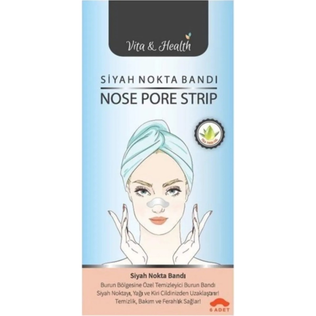 Vita & Healt Nose Pore Strip Siyah Nokta Bandı Makyaj Temizleyicileri Fiyatı