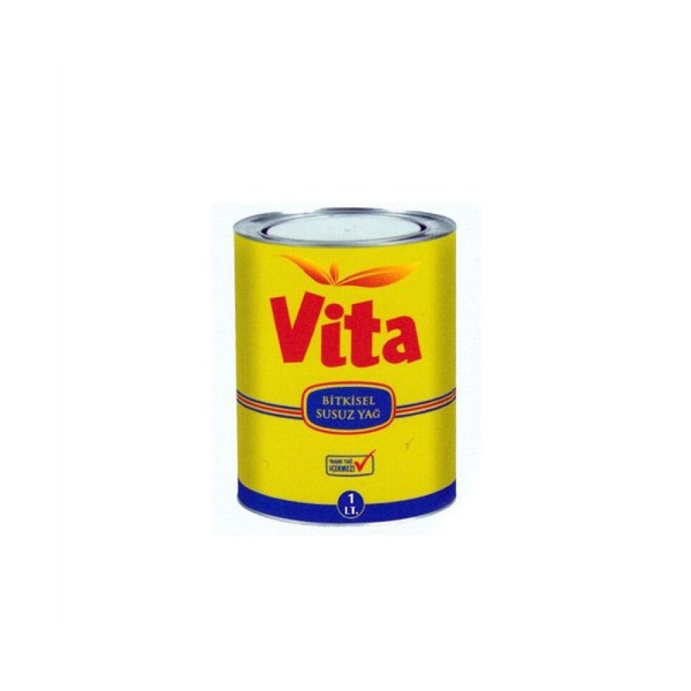 Vita Susuz Margarin 1 Litre Teneke Kutu Tereyağ ve Margarin Fiyatı