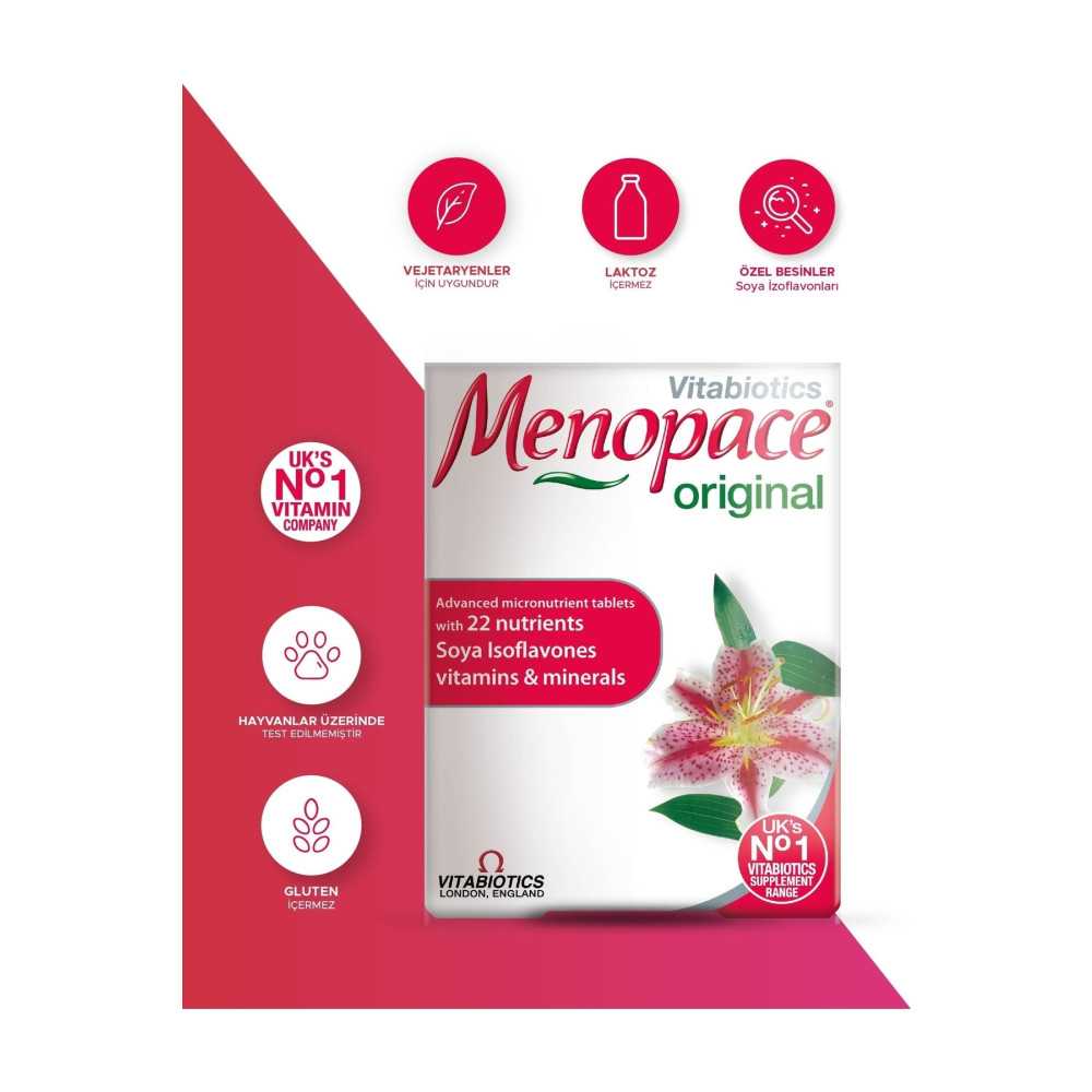 Vitabiotics Menopace Original 30 Tablet Sağlık / Diyet Fiyatı