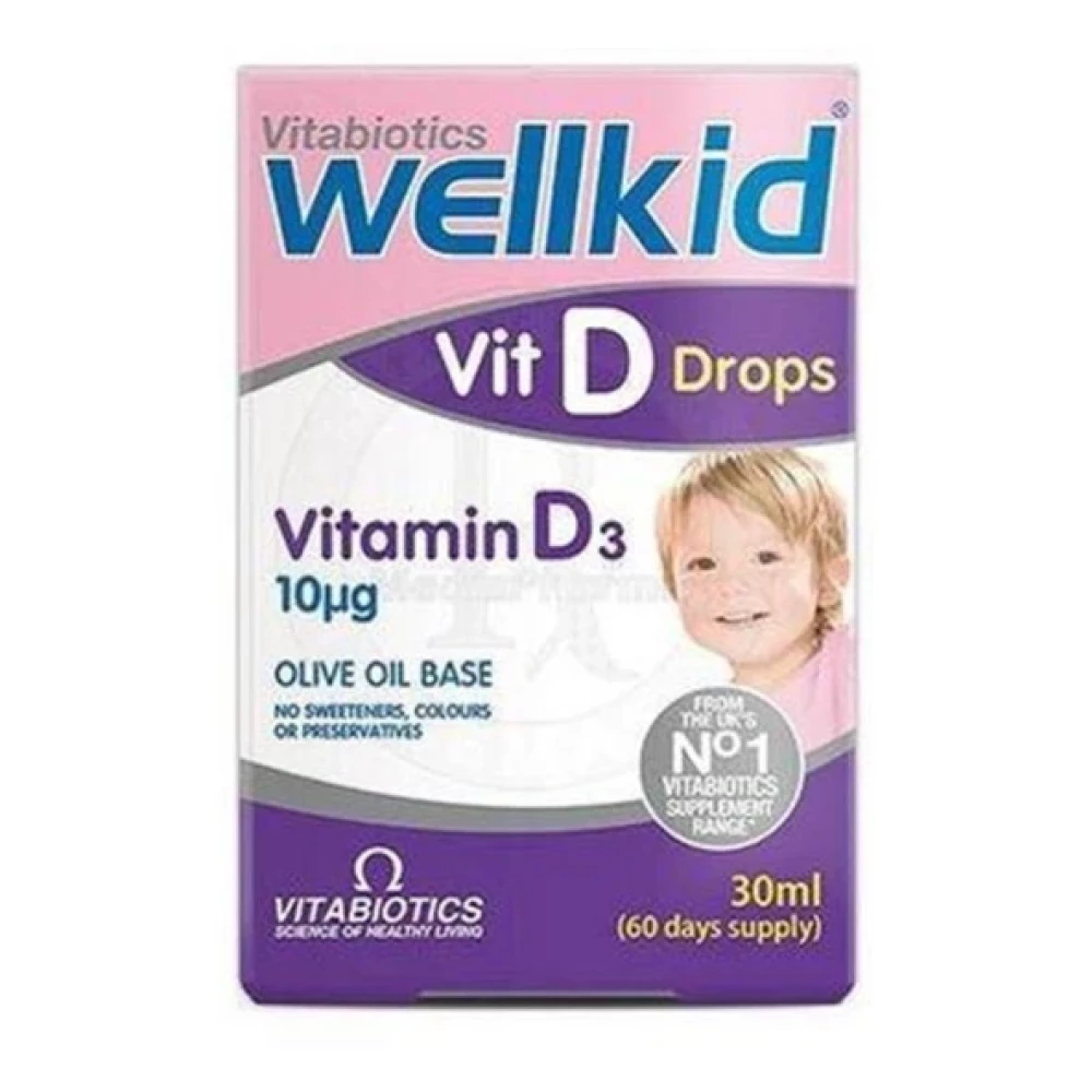 Vıtabıotıcs Wellkid Vit Drops Vitamin D3 Takviye Edici Gida 30 Ml Spor & Outdoor Fiyatı
