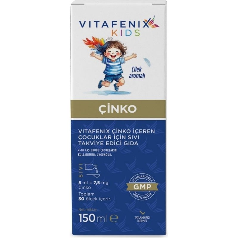 Vitafenix Çinko Içeren Çocuklar Için Sıvı Takviye Edici Gıda 150 ml Diğer Fiyatı