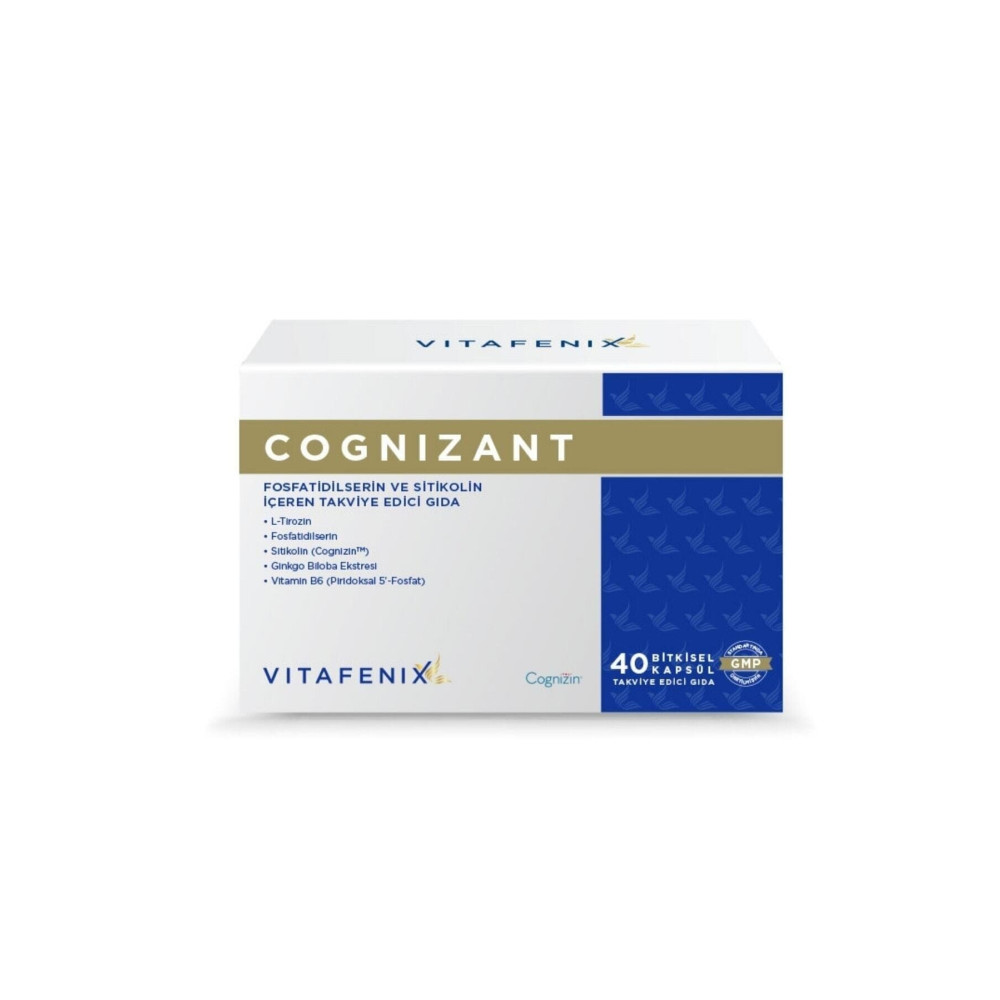 Vitafenix Cognizant Fosfatidilserin Ve Sitikolin Içeren Takviye Edici Gıda Vegan 40 Kapsül Sağlık / Diyet Fiyatı