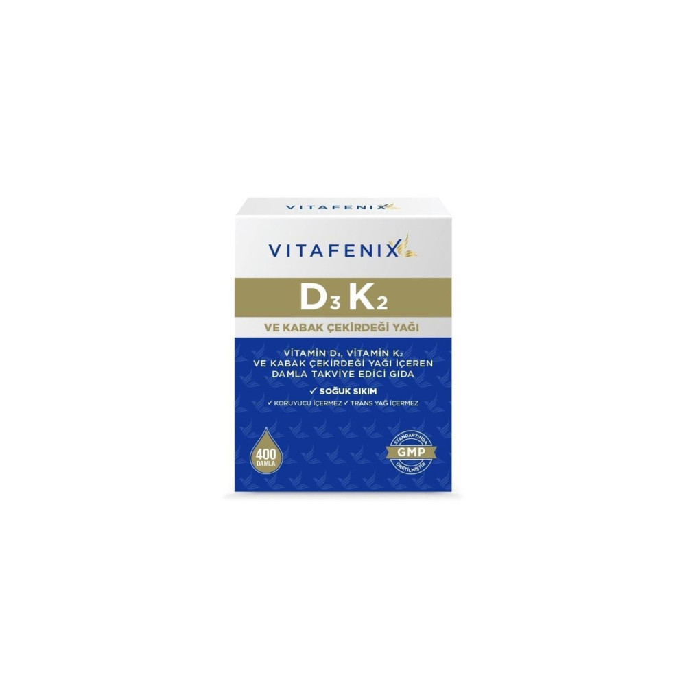 Vitafenix D3k2 Ve Kabak Çekirdeği Yağı Içeren Takviye Edici Gıda Sağlık / Diyet Fiyatı