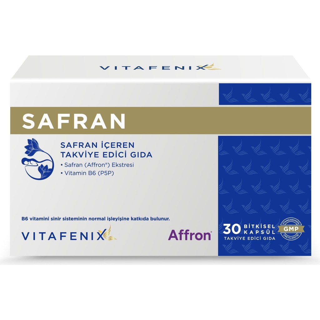 Vitafenix Vitafenx Safran 30 Kapsül Safran Ekstresi ve B6 Vitamini Içeren Takviye Edici Gıda Sporcu Besini & Supplementler Fiyatı