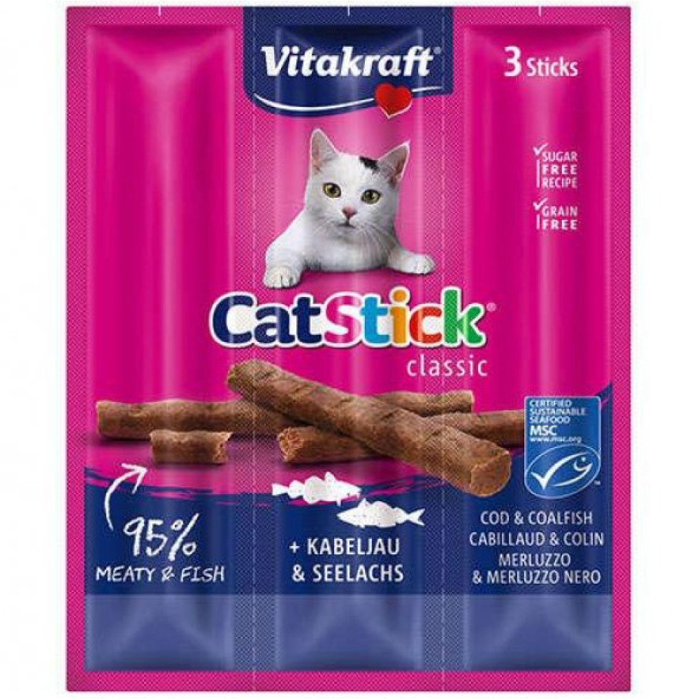 Vitakraft Cat Stick Classic Morina Balikli Kedi Odulu 3X6 Gr Evcil Hayvan Ürünleri Fiyatı