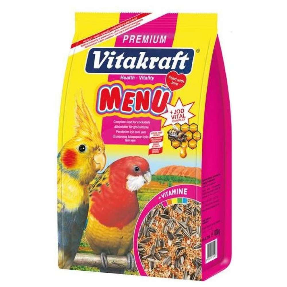 Vitakraft Menü Paraket Sultan Cennet Papaganı Yemi 1 kg x 5 Adet Evcil Hayvan Ürünleri Fiyatı