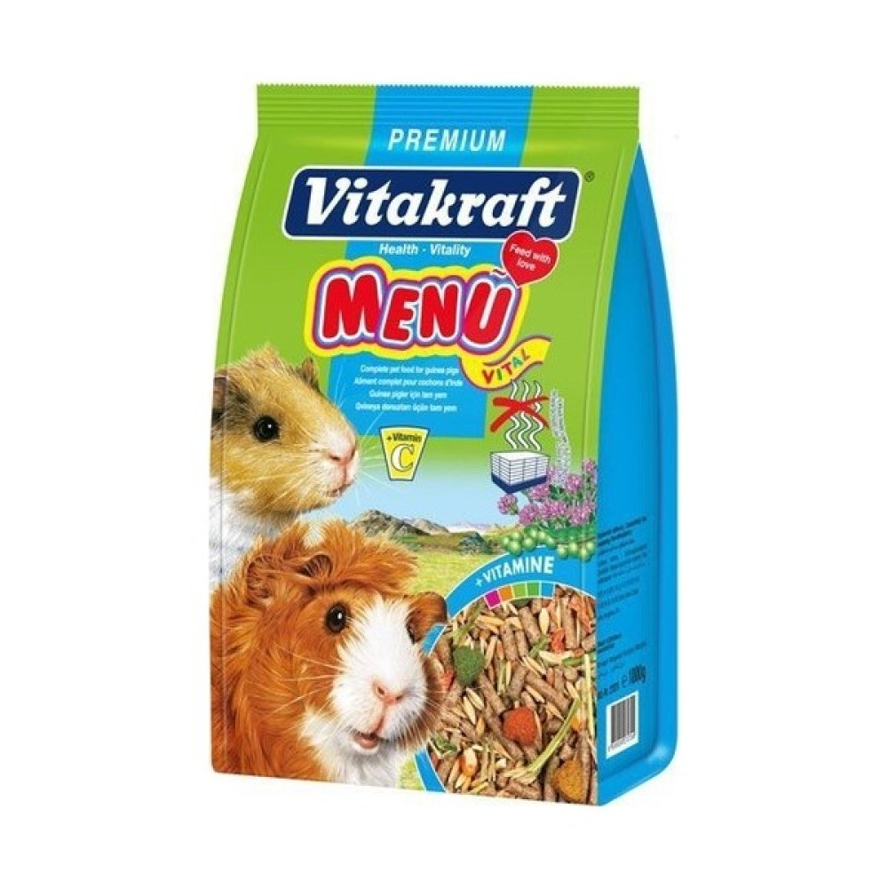 Vitakraft Menu Vital Premium Ginepig Yemi 5 Adet X1000 gr Evcil Hayvan Ürünleri Fiyatı