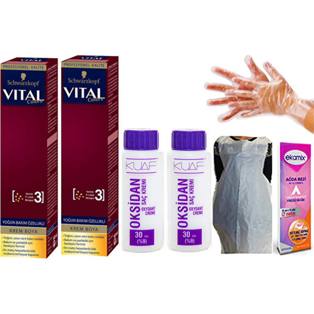 Vital Saç Boyası 8-00 Açık Kumral 2ad. Oksidan 30vol 2ad Saç Boyası Fiyatı