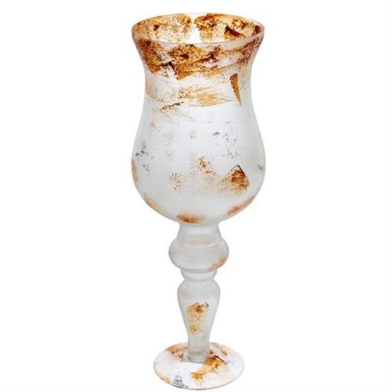 Vitale AK.DW0065 Rani Amber Krem Orta Boy Dekoratif Kadeh