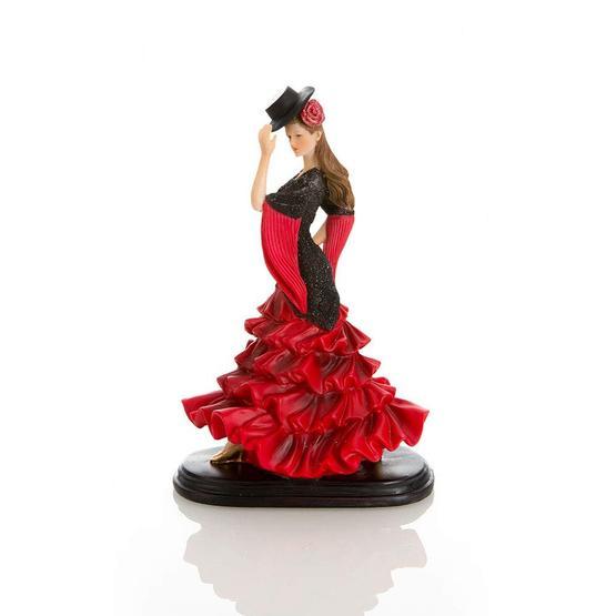 Vitale Bella Şapkalı Flamenco Dansçı Kadın Biblo