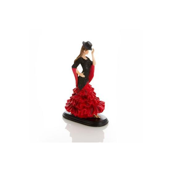 Vitale Bella Şapkalı Flamenco Dansçı Kadın Biblo