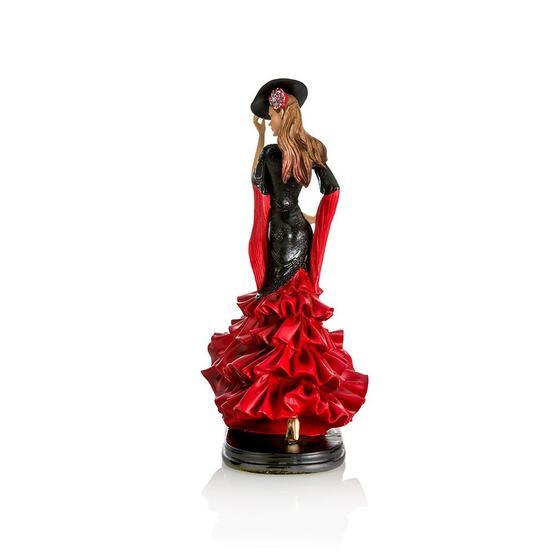 Vitale Bella Şapkalı Flamenco Dansçı Kadın Biblo