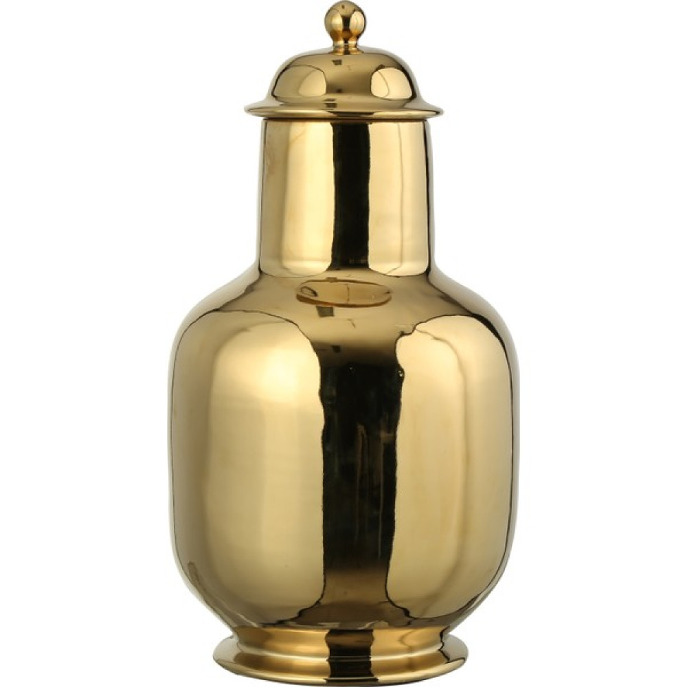 Vitale Suis Dekoratif Vazo Gold 30X30X64 cm AK.WLT0667 - Beyaz Vazo Fiyatı