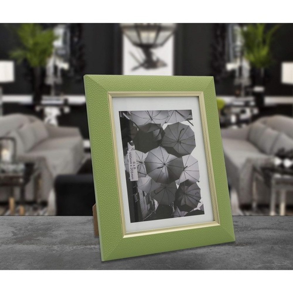Vitale Yeşil Dokulu Çerçeve 6x8 15X21 cm - 6 x 8 cm Resim & Fotoğraf Çerçevesi Fiyatı