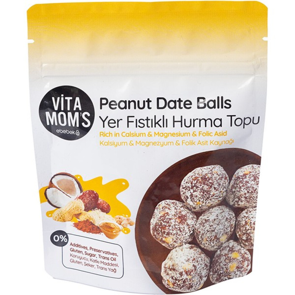 Vitamoms Vitamom's Fıstıklı Hurma Topu 70 gr Bebek Mamaları Fiyatı