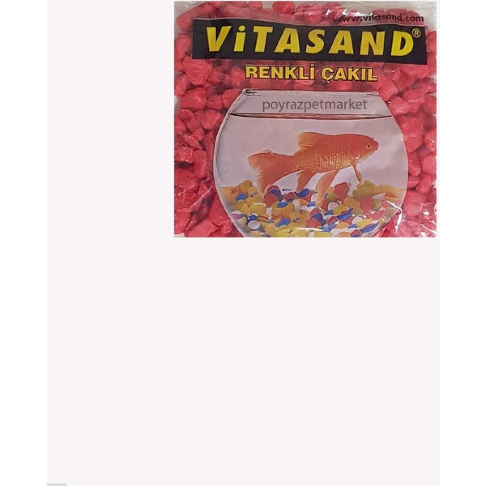 Vitasand Akvaryum ve Fanus Çakıl Taşı 350 gr Kırmızı Renk Evcil Hayvan Ürünleri Fiyatı