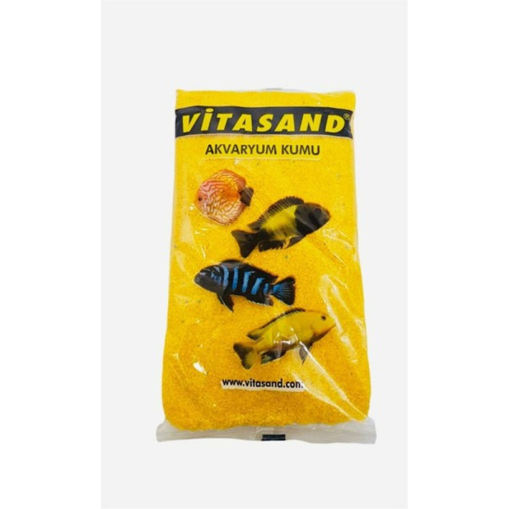 Vitasand Akvaryum ve Fanus Kumu 750 gr 1-2 mm Sarı 1 Adet Evcil Hayvan Ürünleri Fiyatı
