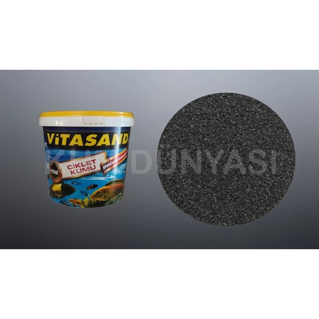 Vitasand PRO-117 0,7mm Akvaryum Kumu Parlak Siyah Kum 20KG Evcil Hayvan Ürünleri Fiyatı