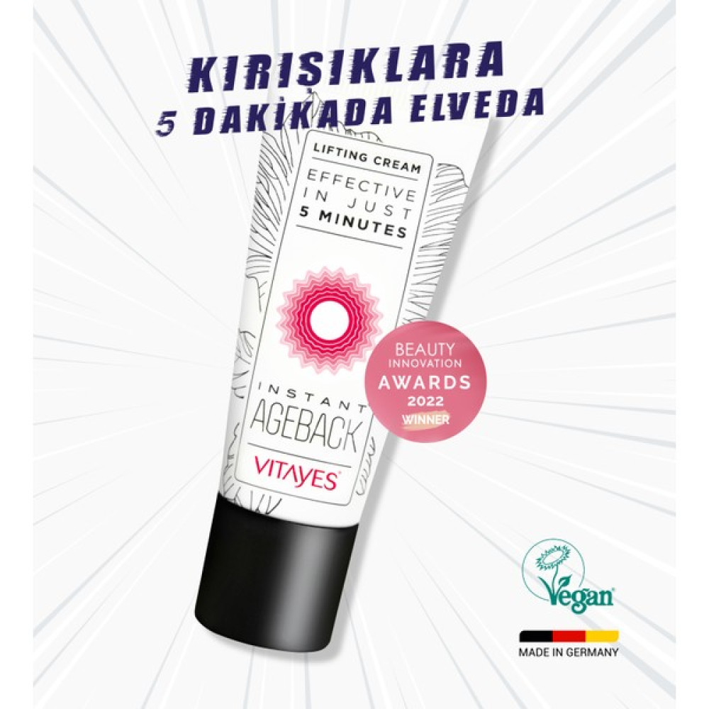 Vitayes Anlık Etkili Yüz Germe Kremi-Göz Altı Torbaları ve İçin Hızlı Etki Sağlayan Formül 15ML Göz Kremi Fiyatı