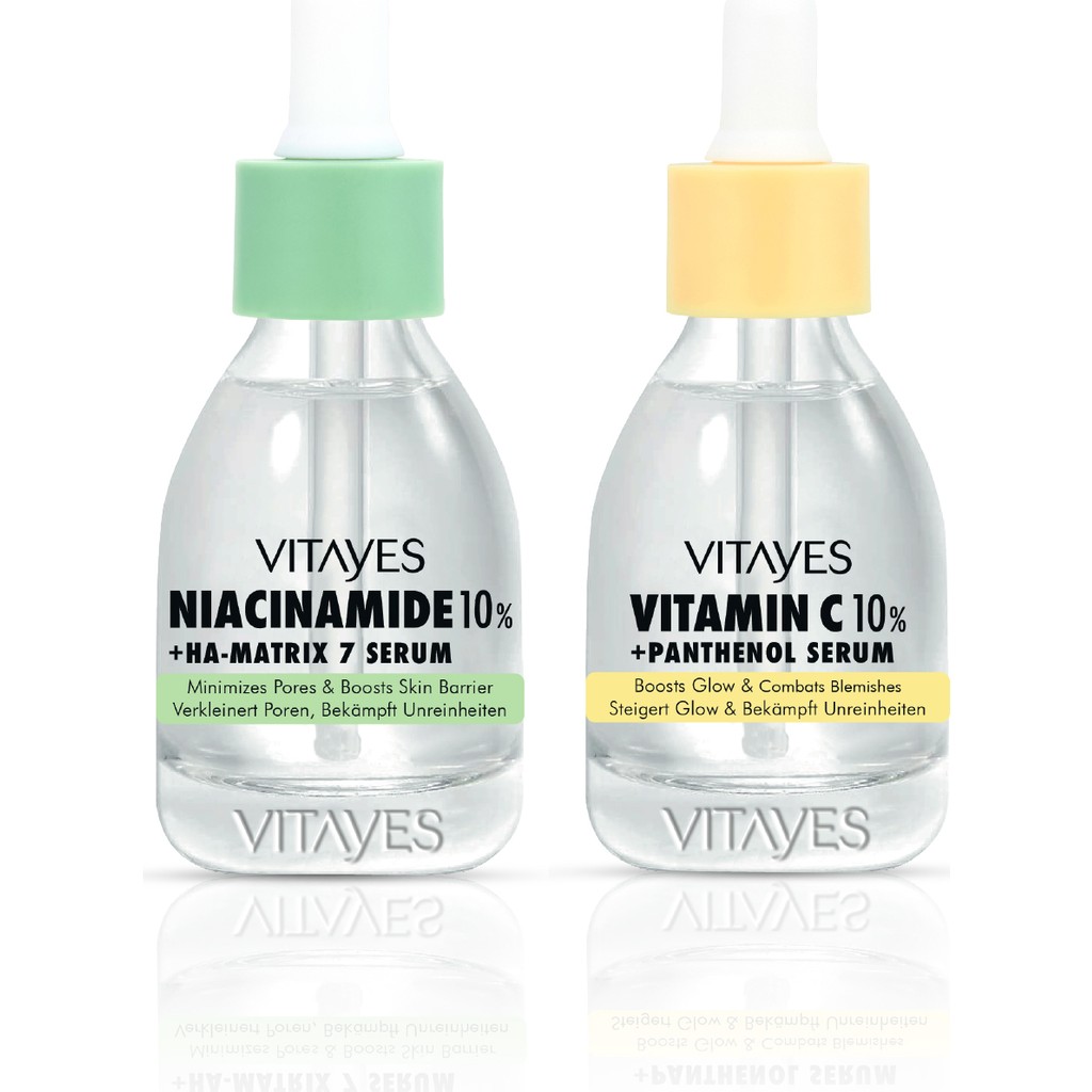 Vitayes Niacinamide %10Hyalüronik Asit Cilt Serumu ile %10 C Vitamini Cilt Serumu Diğer Fiyatı