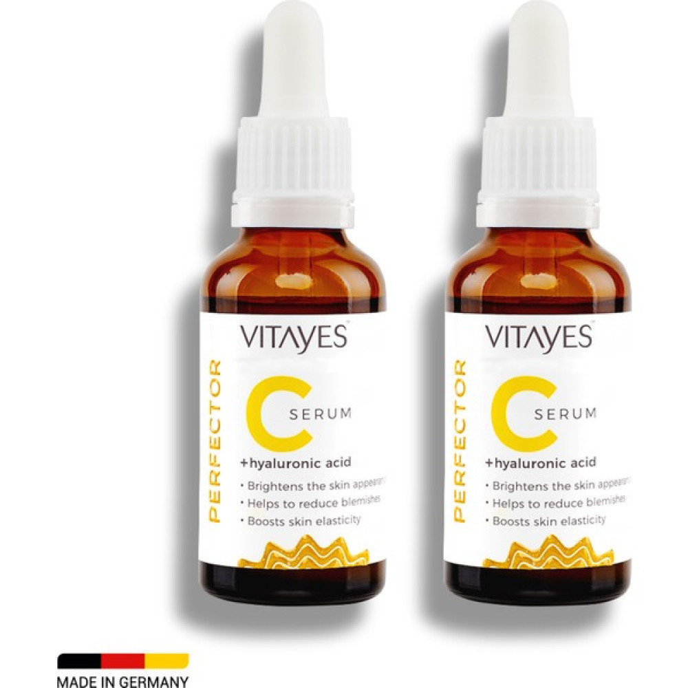 VITAYES Perfector Vitamin C + Hyaluronik Asit Aydınlatıcı Yüz Serumu 30ML + Ikili Avantajlı Set Anti-Aging / Yaşlanma Karşıtı Fiyatı