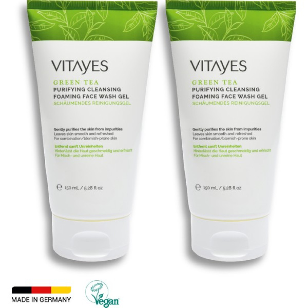 VITAYES Yeşil Çay Özlü Arındırıcı ve Temizleyici Yüz Yıkama Jeli 150 ml Set Anti-Aging / Yaşlanma Karşıtı Fiyatı
