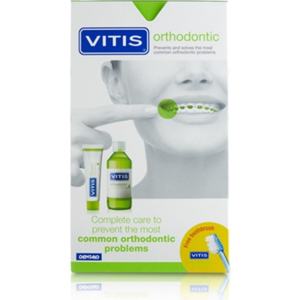 Vitis Ortho Pack 500 Ml Gargara + 100 Ml Macun + Ortodontik Access (Küçük Başlı) Diş Fırçası Diş Fırçaları Fiyatı