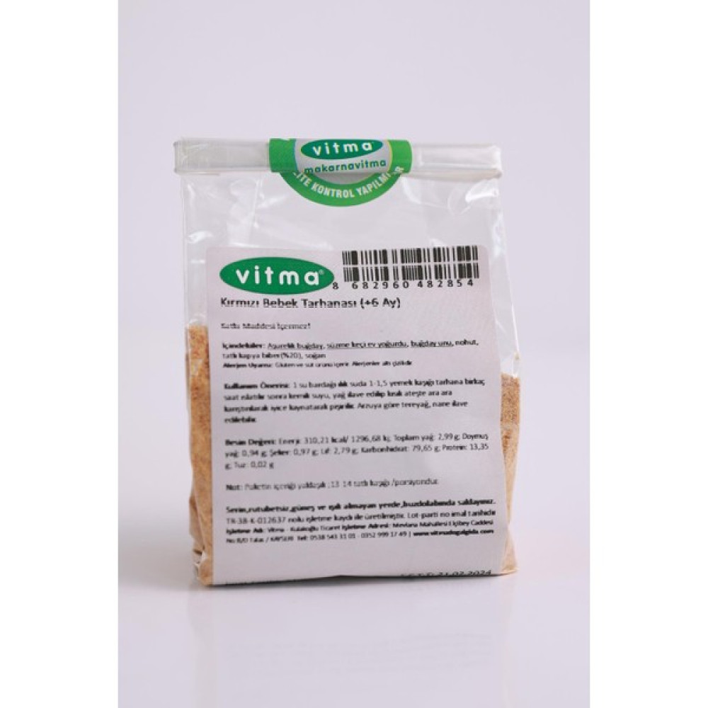Vitma Kırmızı Bebek Tarhanası 200gr Bebek Beslenme Gereçleri Fiyatı