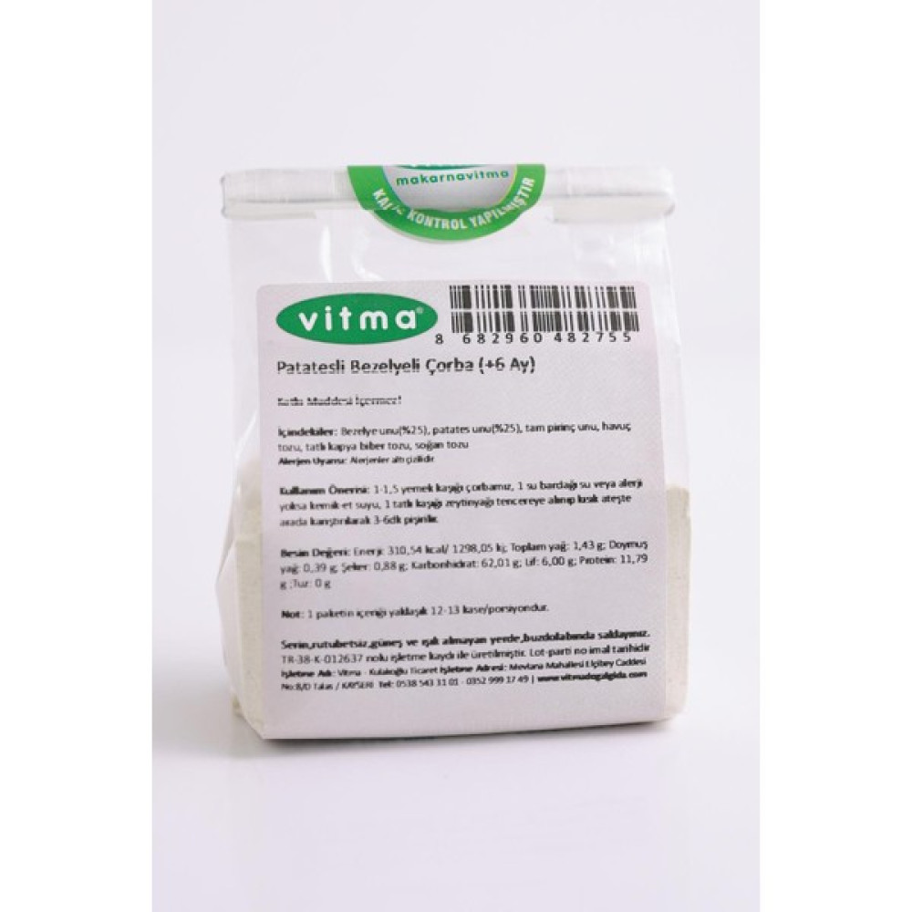 Vitma Patatesli Bezelyeli Çorba 150gr Bebek Beslenme Gereçleri Fiyatı