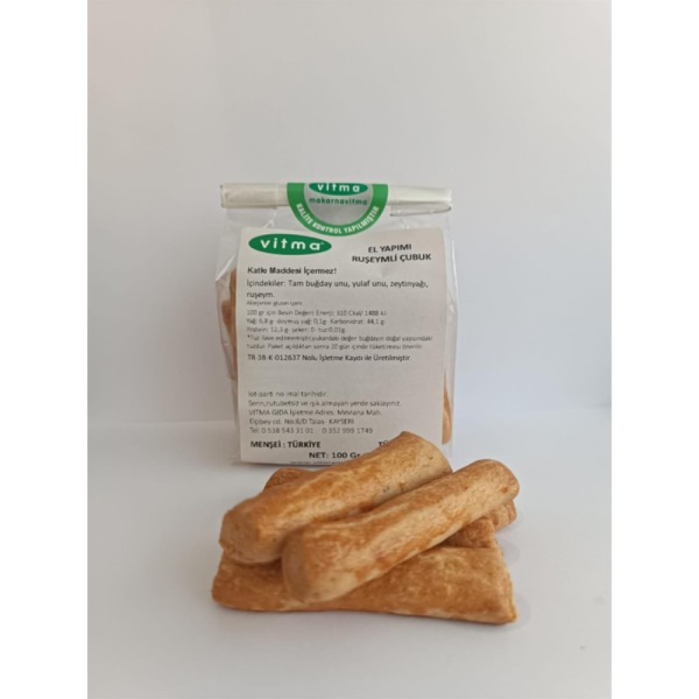 Vitma Ruşeymli El Yapımı Çubuk 100gr Bebek Beslenme Gereçleri Fiyatı