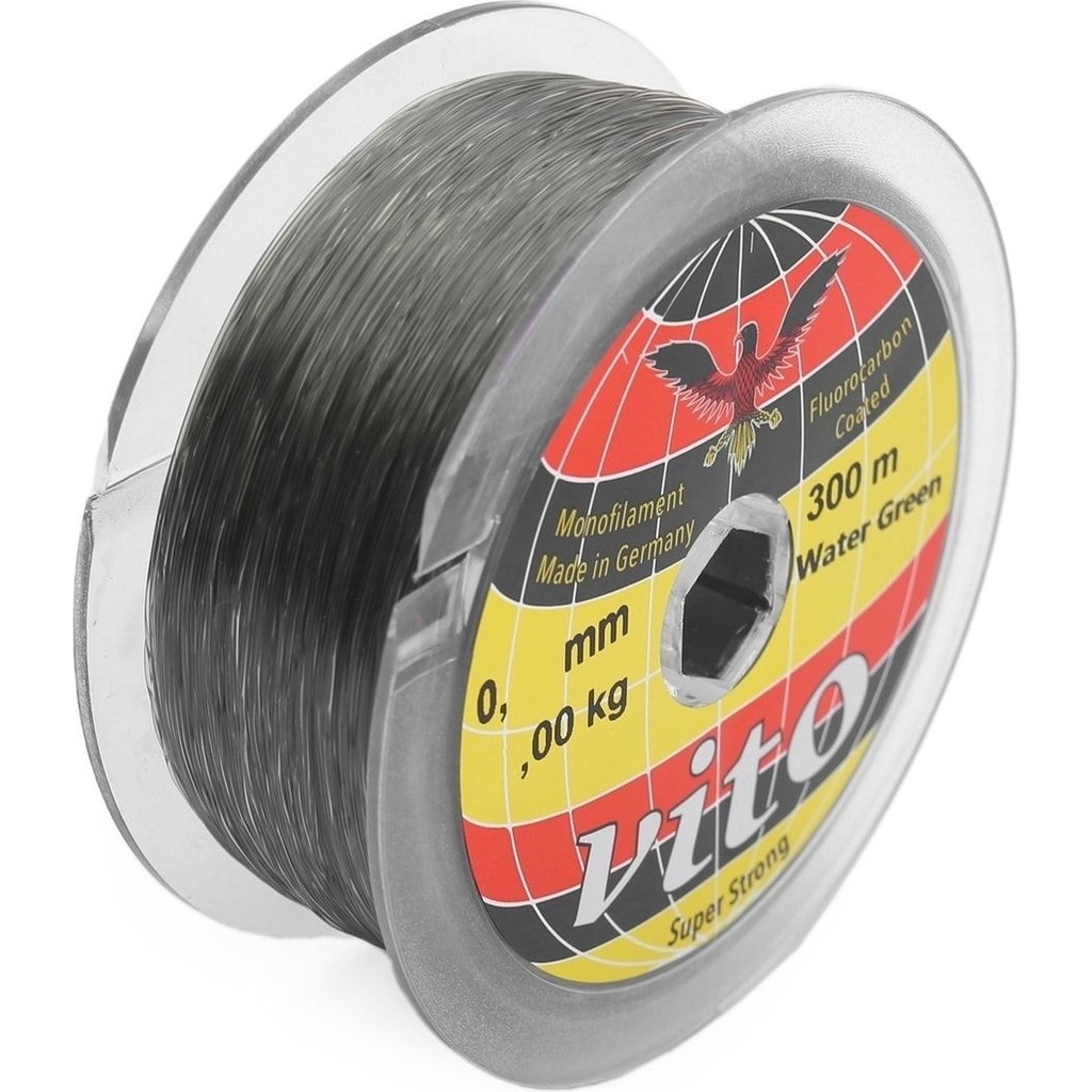 Vito 300 M Makara Misina Water Green 0,24 mm 25 kg Çekim Gücü Fluorocarbon Kaplama SSD / Solid State Drive Fiyatı