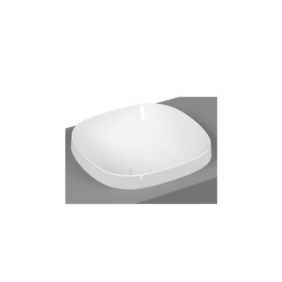 Vitra 5654B401-0016 Frame Tezgah Üstü 42 cm Mat Beyaz Kare Lavabo