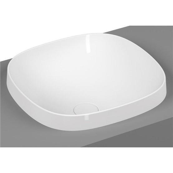 Vitra 5654B403-0016 Frame Tezgah Üstü 42 cm Beyaz Kare Lavabo
