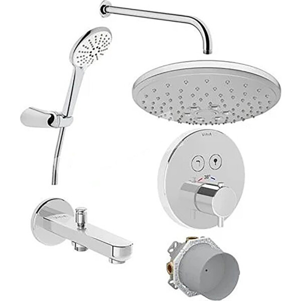 VitrA A49293 Root R Aqua Control Termostatik Ankastre Duş Seti Duş Seti Fiyatı