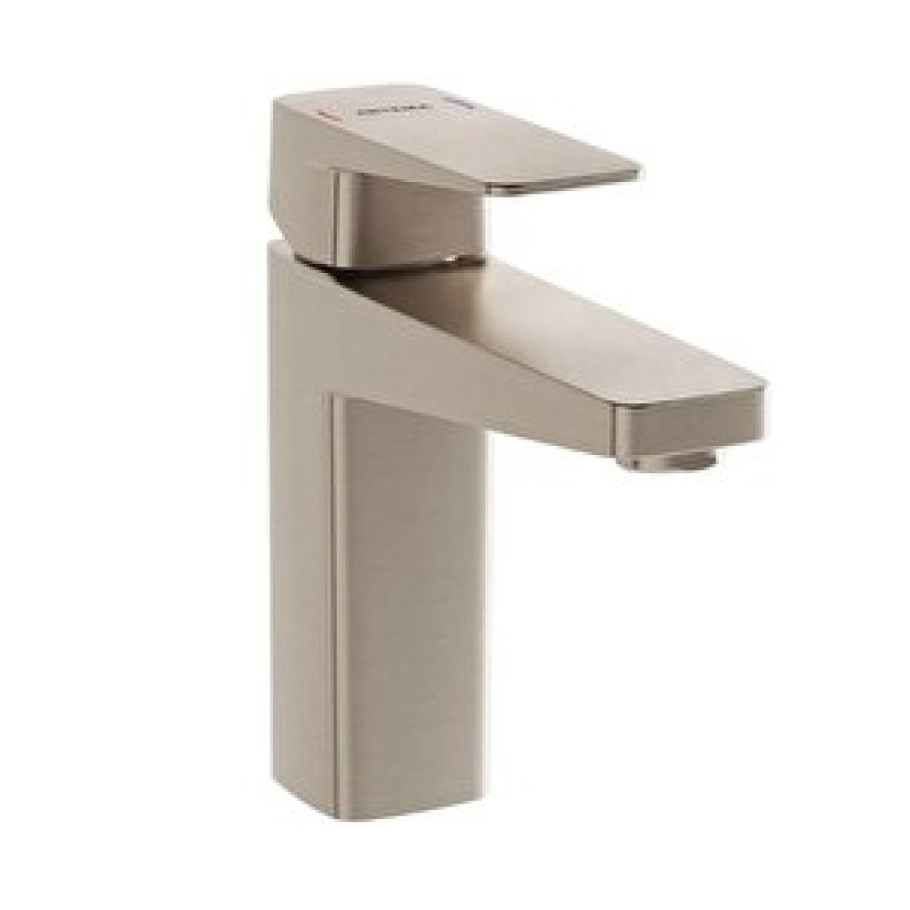 VitrA Artema Root Square Yüksek Lavabo Bataryası Fırçalı Nikel A4273134 Beyaz Bataryalar Fiyatı