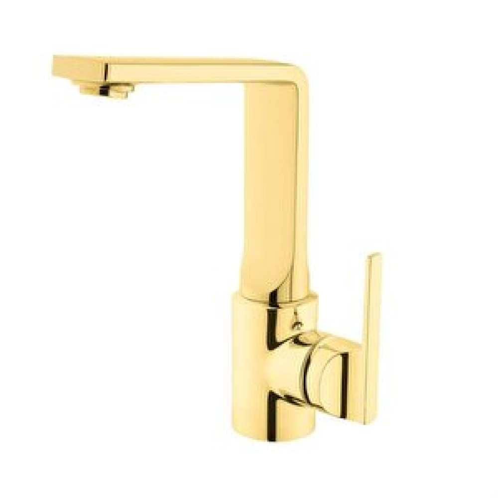 VitrA Artema Suit L Lavabo Bataryası Altın A4247023 Beyaz Bataryalar Fiyatı