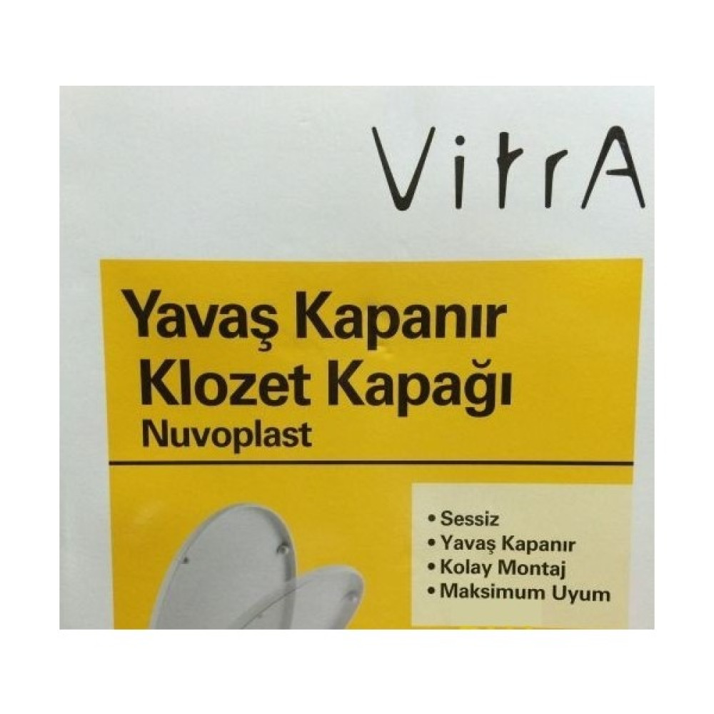 VitrA Eko Ses - Yok Klozet Kapak Yavaş Kapanır Model 2 YUVARLAK FORM Klozet Kapağı Fiyatı