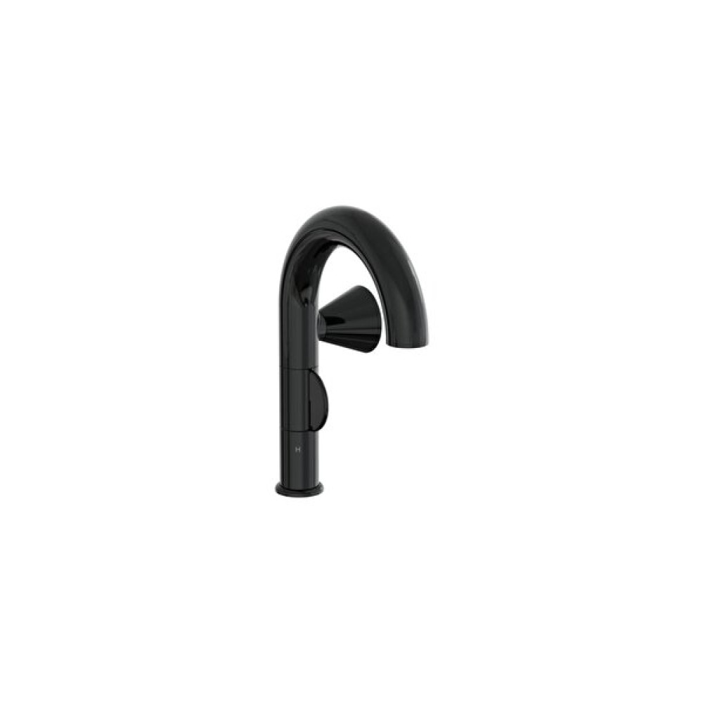 Vitra Liquid A4274939 Sağdan Kullanım Parlak Siyah Lavabo Bataryası Bataryalar & Musluklar Fiyatı