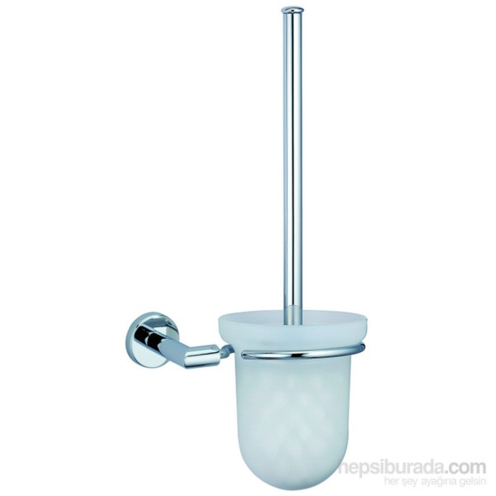 VitrA Minimax A44790 Tuvalet Fırçalığı, Duvardan, Krom Klozet Fırçası Fiyatı
