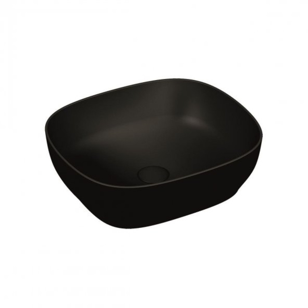 Vitra Outline 48 Cm Mat Siyah Kare Lavabo 5994B483-0016 Lavabo Fiyatı