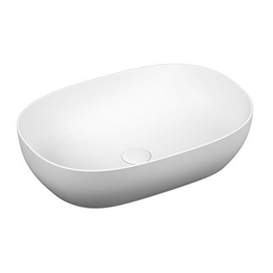 Vitra Outline 5995B401-0016 60 cm Mat Beyaz Oval Çanak Lavabo