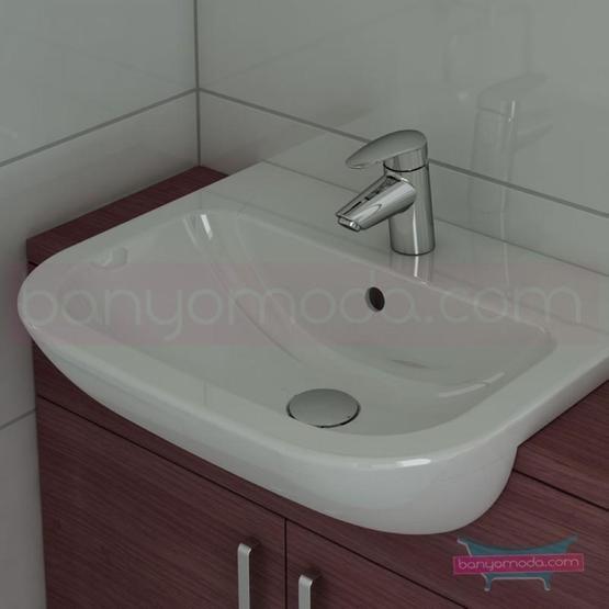 Vitra S20 55 cm Yarım Tezgah Lavabo Lavabo Fiyatı
