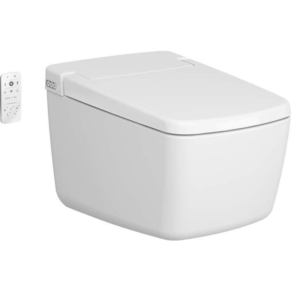 VitrA V-Care Prime 7231B403-6216 Rim-ex Akıllı Asma Klozet, 62 cm - Beyaz Klozet Kapağı Fiyatı