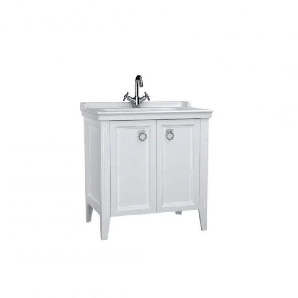Vitra Valarte 80 Cm Beyaz Banyo Dolabi Alt Modul Ve Lavabo 62153 Banyo Dolabı / Mobilyası Fiyatı