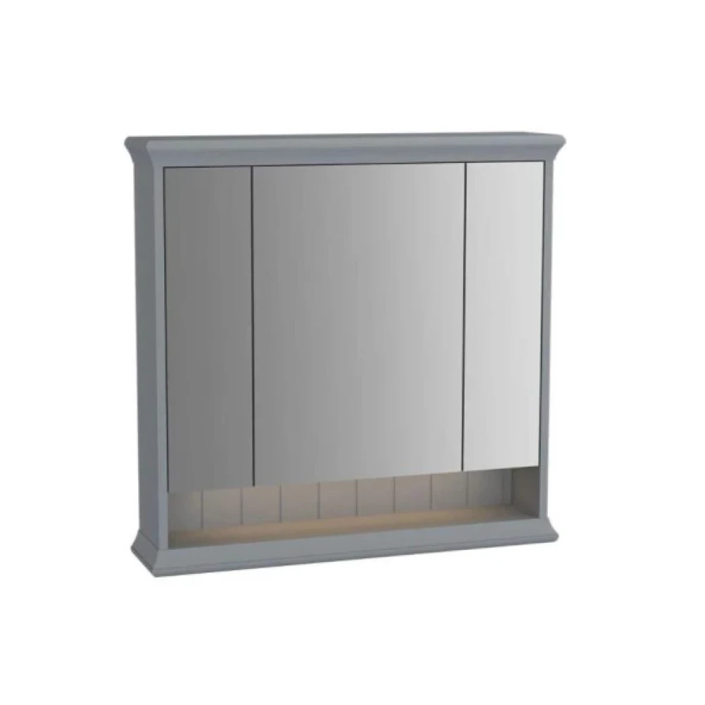 Vitra Valarte 80Cm Gri Banyo Dolabi Aynali Ust Modul 62232 Banyo Dolabı / Mobilyası Fiyatı