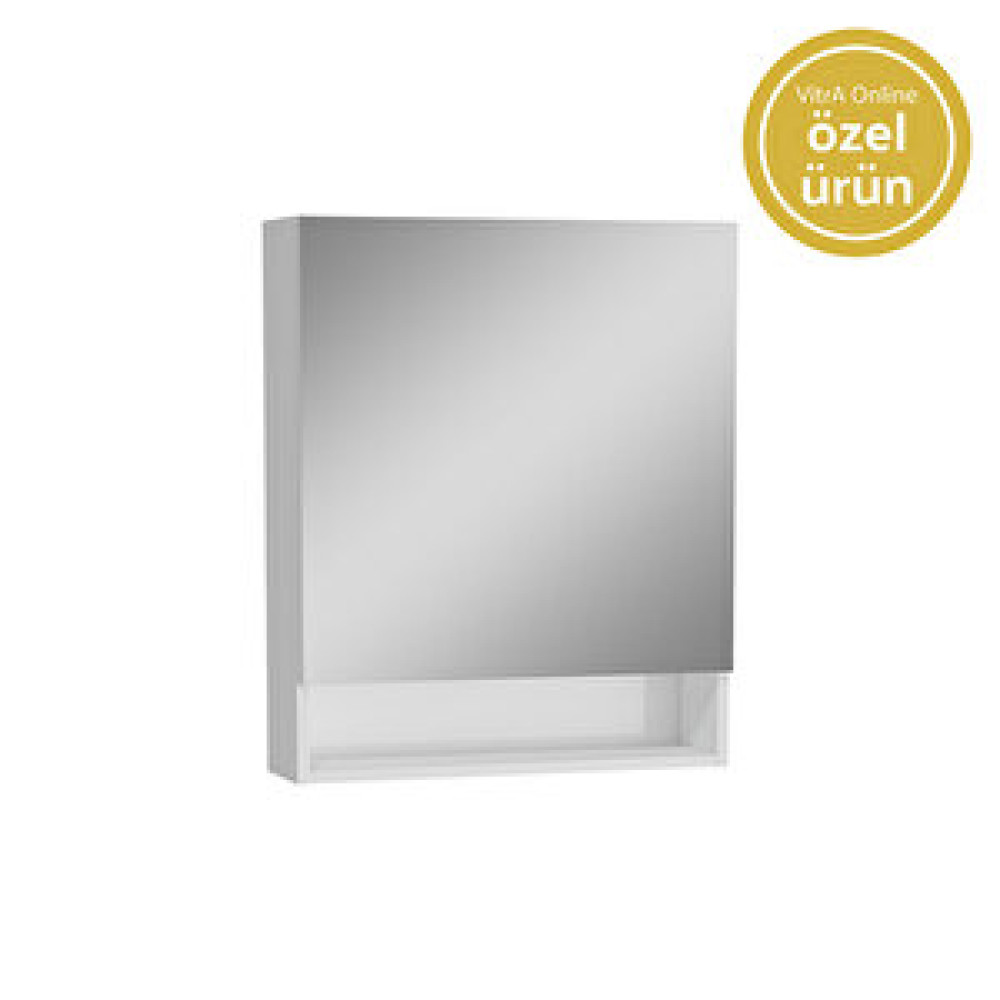 VitrA Vitra Ardea 66113 Dolaplı Ayna, 60 Cm, Parlak Beyaz, Sol Banyo Dolabı / Mobilyası Fiyatı