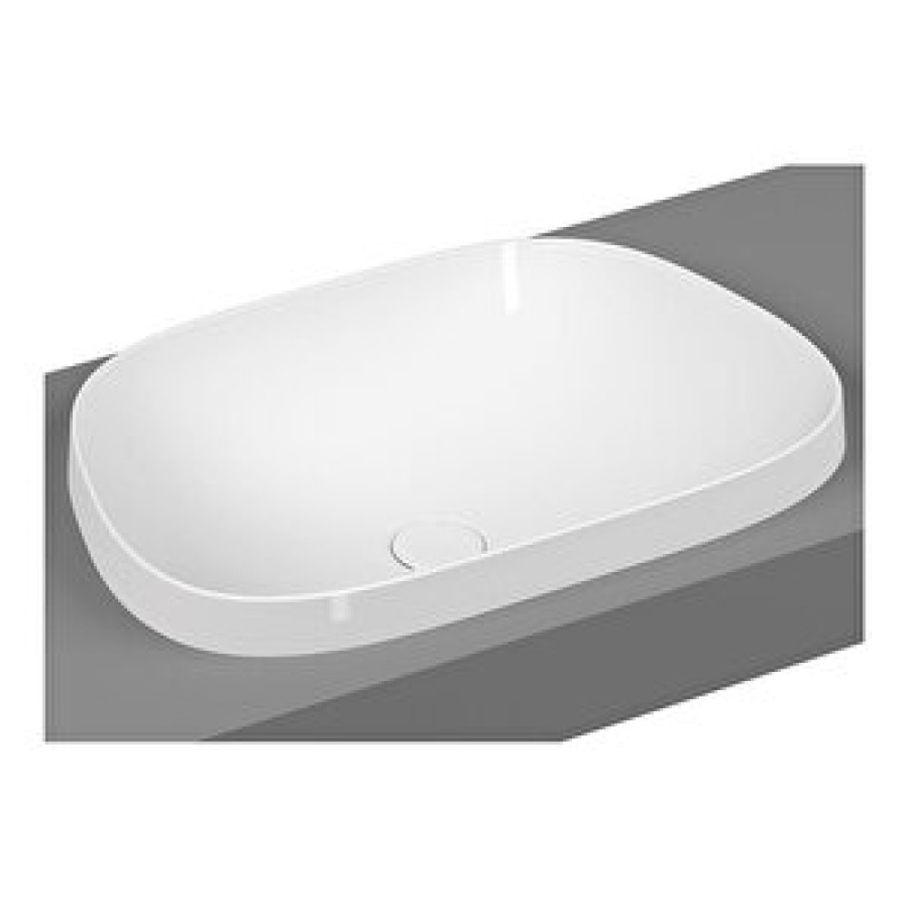 VitrA Vitra Frame 5653b401-0016 Tezgah Üstü Tv Lavabo, Vitra Clean, 57 Cm, Mat Beyaz Lavabo Fiyatı