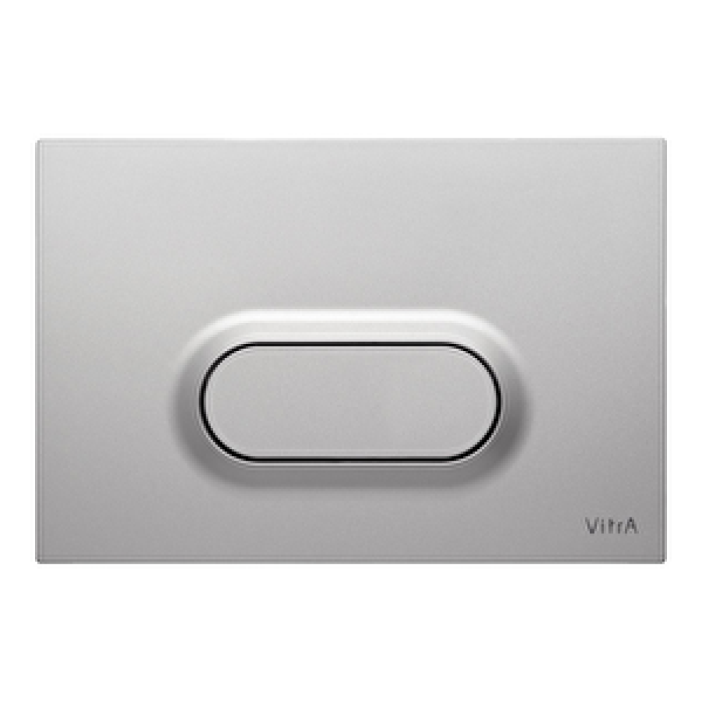 VitrA Vitra Loop O 740-1086 Tek Basmalı Kumanda Paneli, İz Bırakmaz, Mat Krom Rezervuar Fiyatı